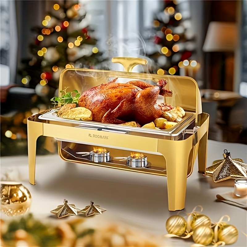 Event & Party Supply - 9QT Stainless Steel Buffet Warmer Chafers