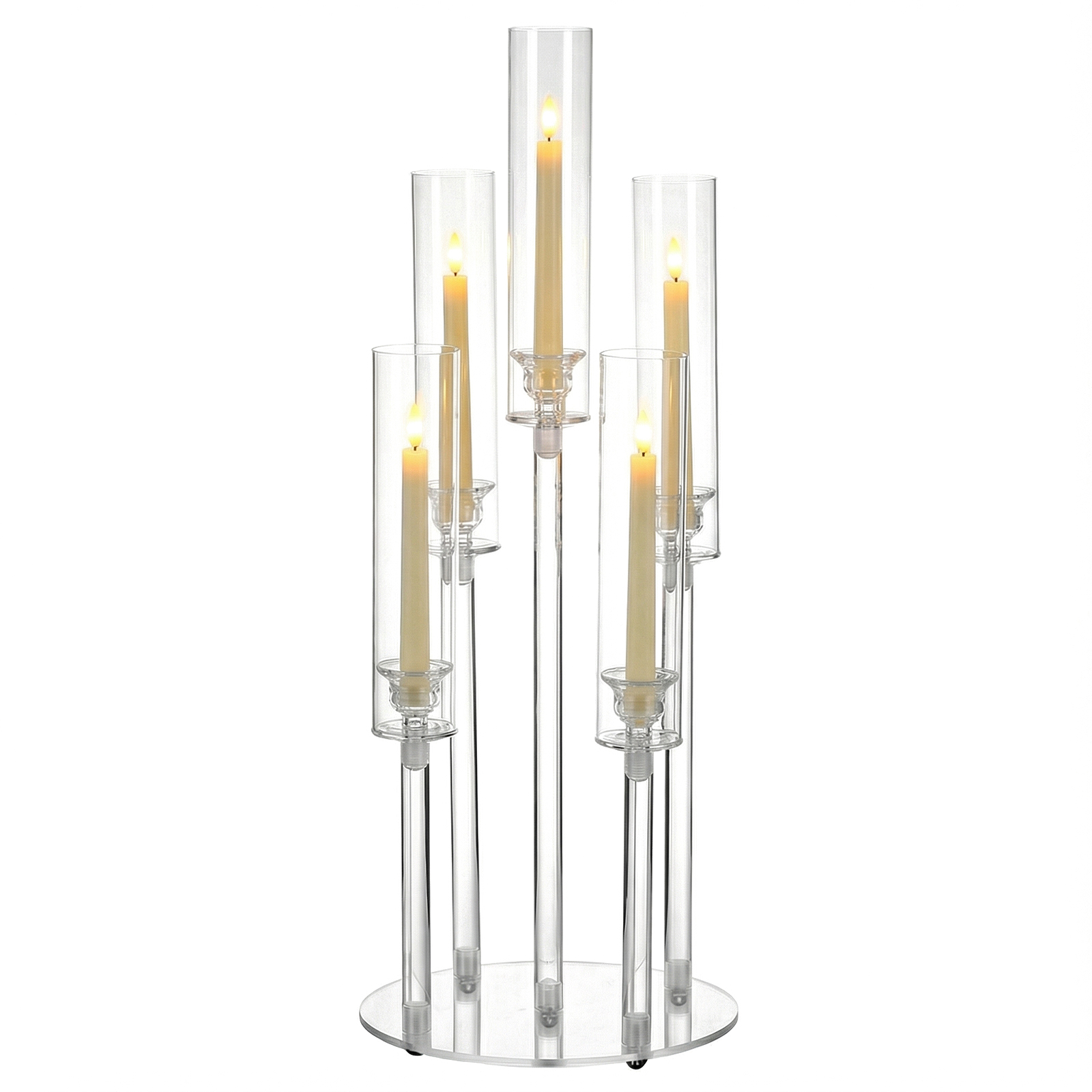 Centerpiece Stick - 20/10PCS 5 Arm Acrylic Candle Holder