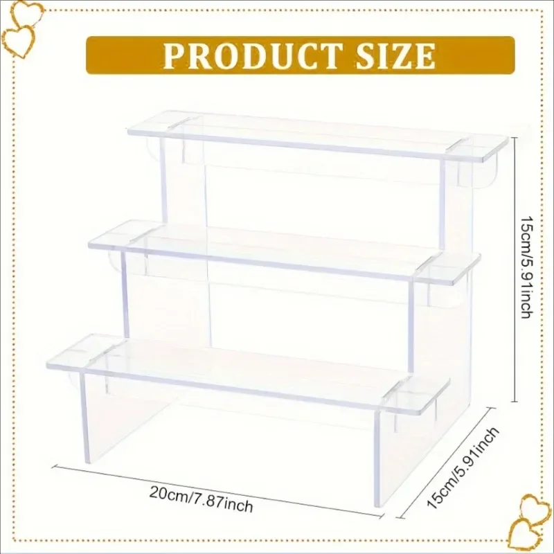 Cupcake Stand Tier - 2026 Latest Models 3-Tier Acrylic Display