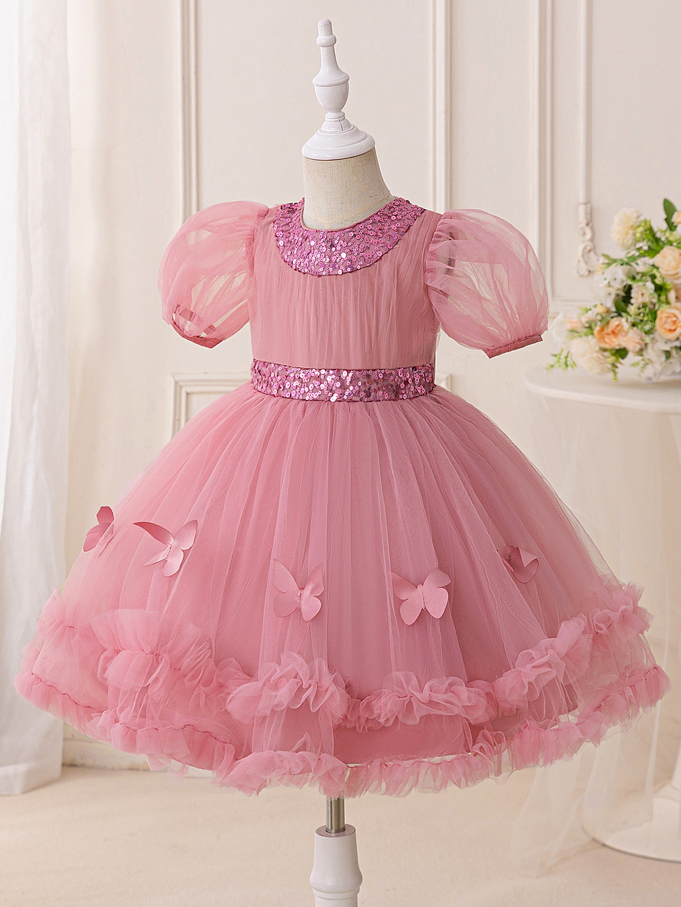 Elegant Sequin Party Girls Dre - Glitter Tablecloth บทวิจารณ์และราคา