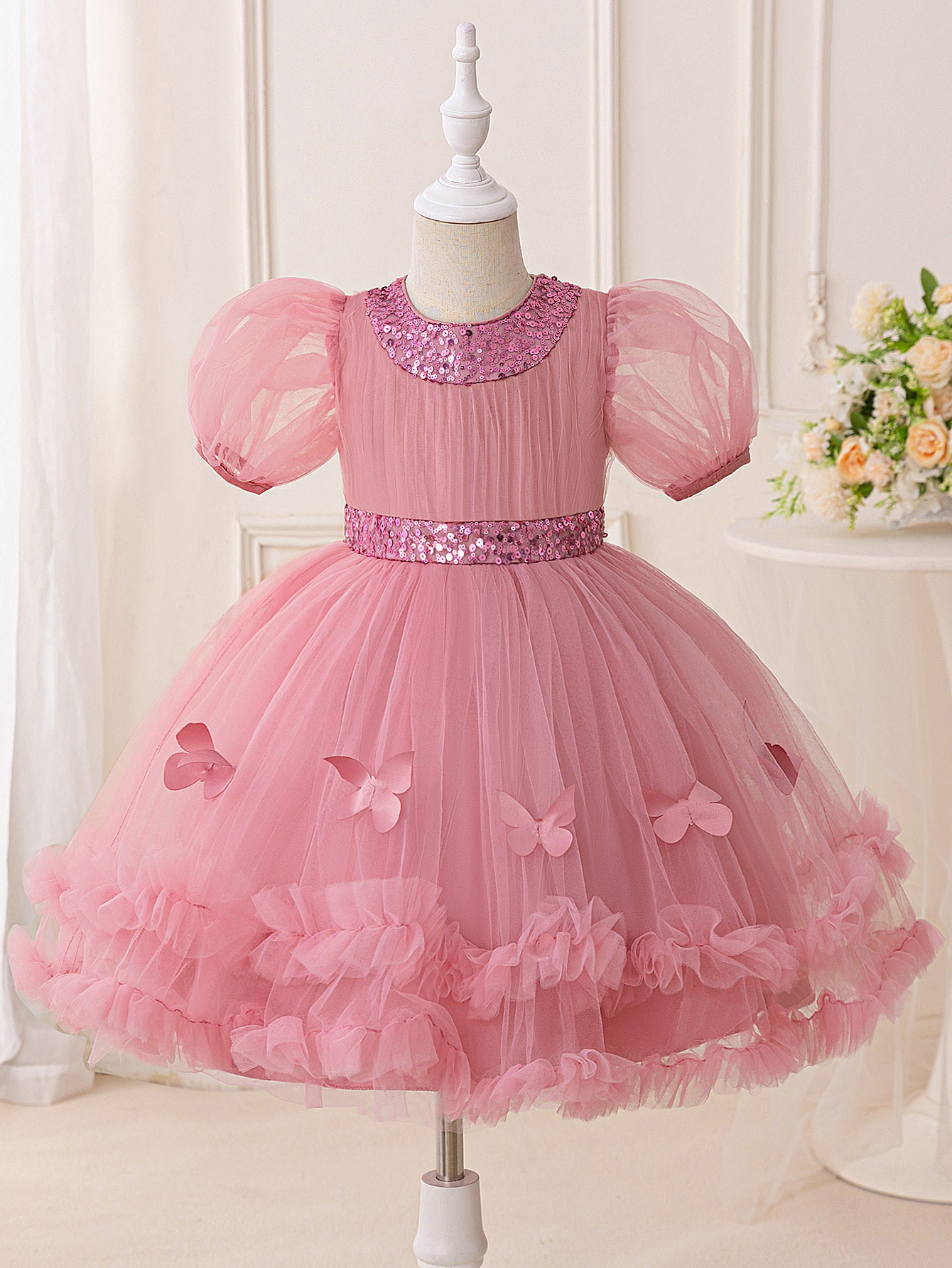 Elegant Sequin Party Girls Dre - Glitter Tablecloth บทวิจารณ์และราคา