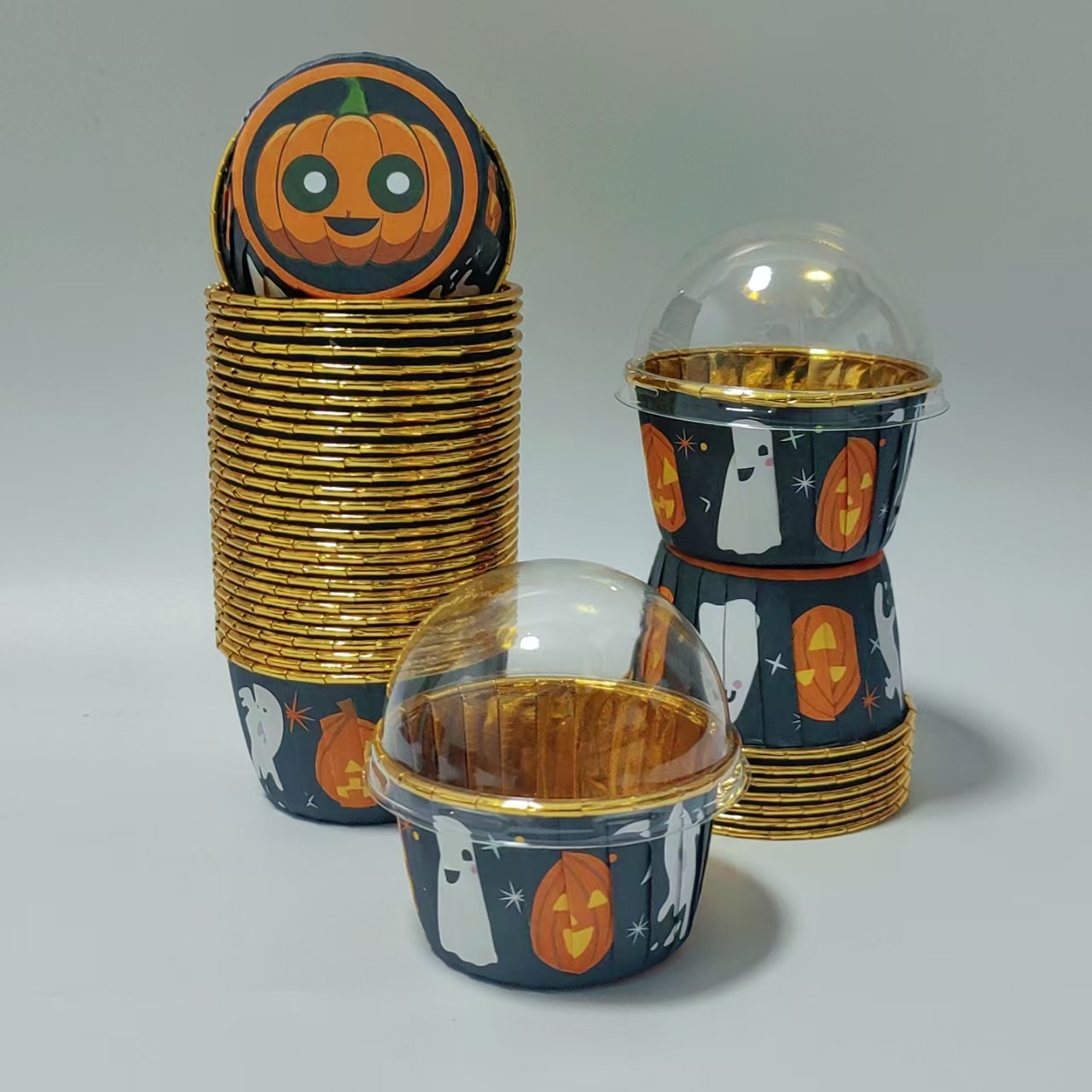 Halloween style cake cups, 50p - Plastic Cup 50Pcs บทวิจารณ์และราคา