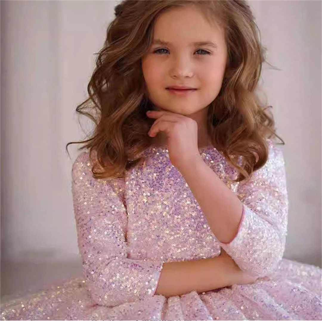 Glitter Pink Girl Dress Knee L - Birthday Sash Glitter บทวิจารณ์และราคา