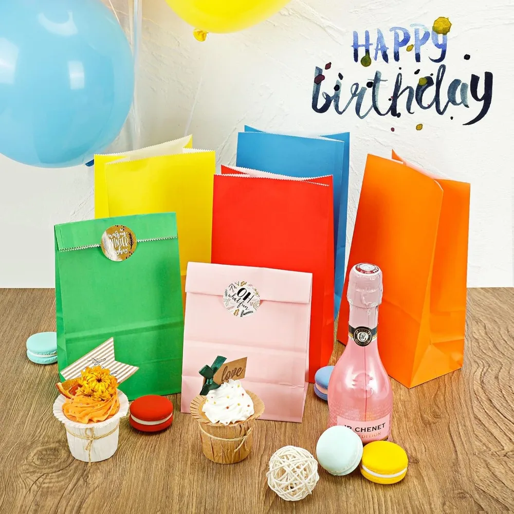 10/20/50pcs colorful Kraft Pap - Event Party Shop บทวิจารณ์และราคา