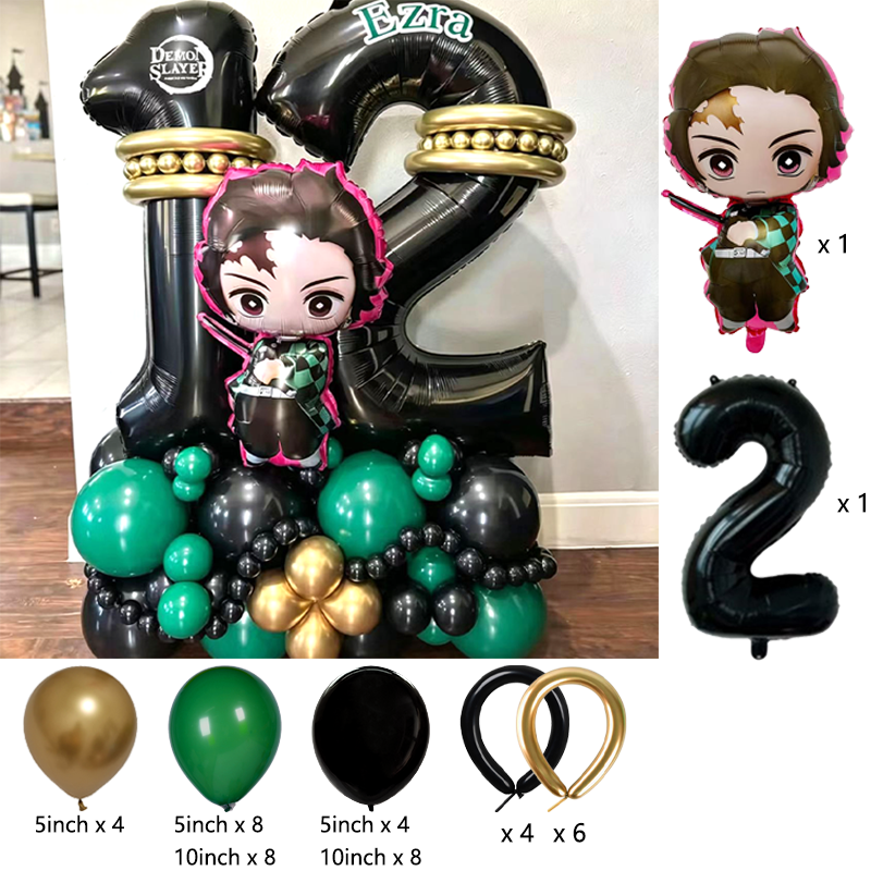 Premium Demon Slayer Theme Bal - Balloon Arch Kit บทวิจารณ์และราคา