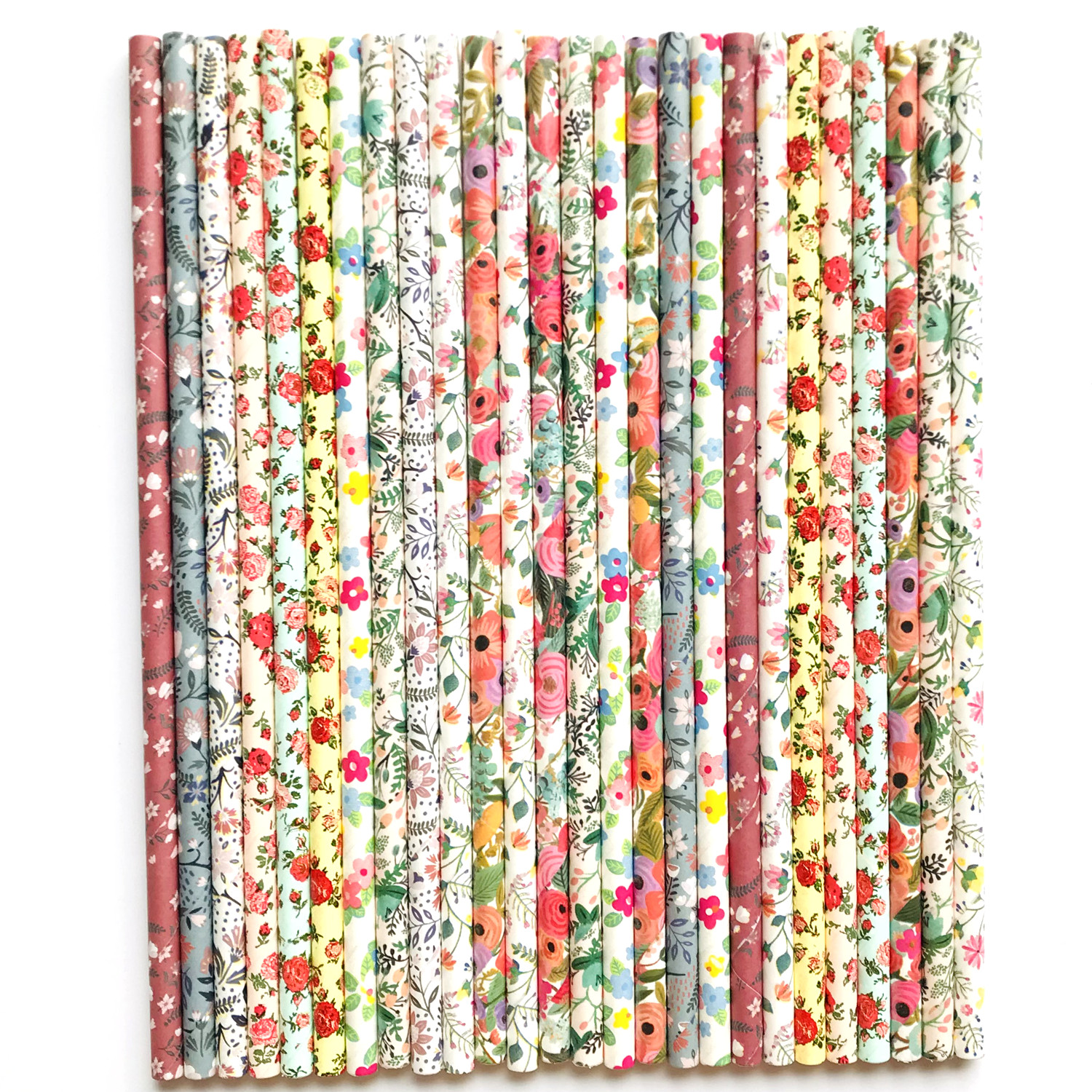 1000 Pcs Pick Your Colors Vint - Paper Straw Color บทวิจารณ์และราคา