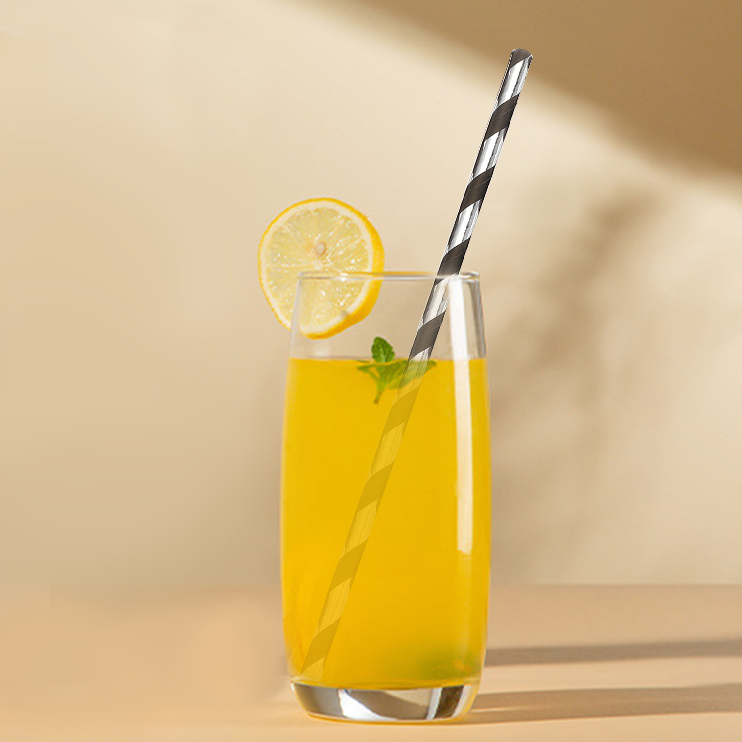 25 Pcs Colorful Disposable Pap - Paper Straw Color บทวิจารณ์และราคา