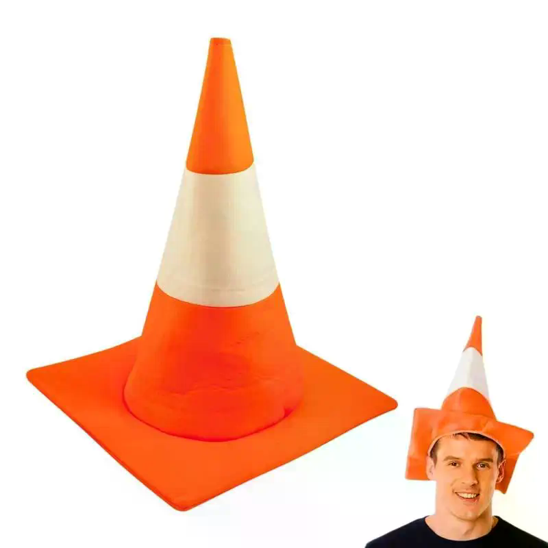 1 PCS Traffic Cone Hat Hallowe - Party Hat Cone บทวิจารณ์และราคา