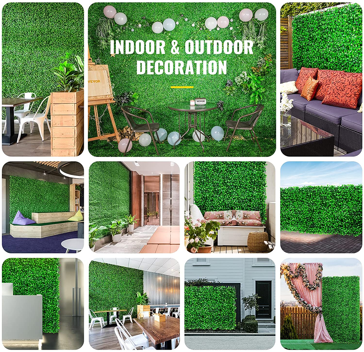 SucceBuy Artificial Plant Wall - Flower Wall Panel บทวิจารณ์และราคา