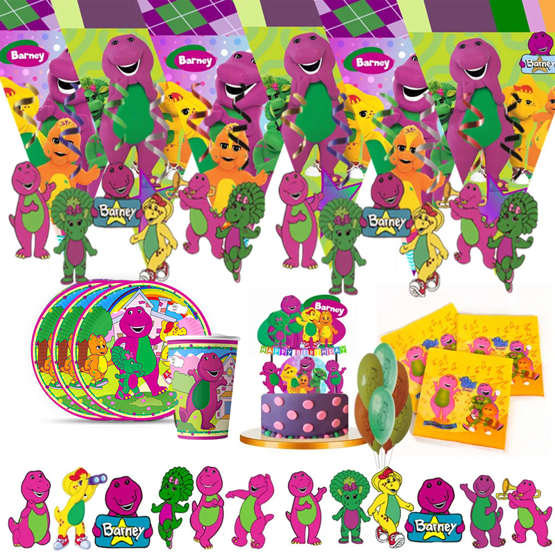 Dinosaur Barney Party Supplies - Table Cloth Disposable บทวิจารณ์และราคา