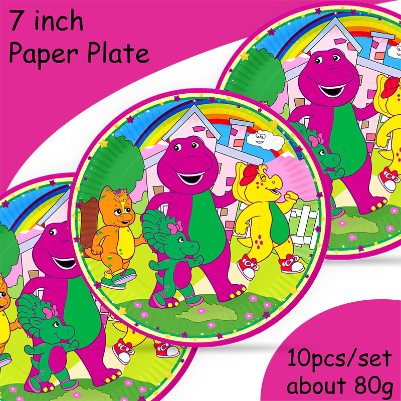 Dinosaur Barney Party Supplies - Table Cloth Disposable บทวิจารณ์และราคา
