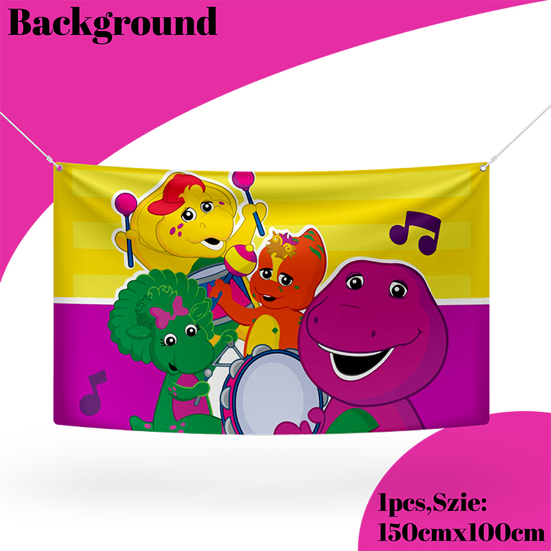 Dinosaur Barney Party Supplies - Table Cloth Disposable บทวิจารณ์และราคา