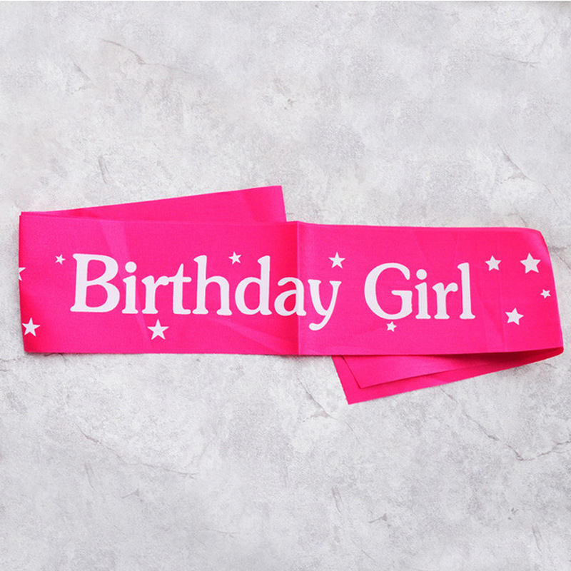 Birthday Girl Ribbons Shoulder - Birthday Sash Glitter บทวิจารณ์และราคา