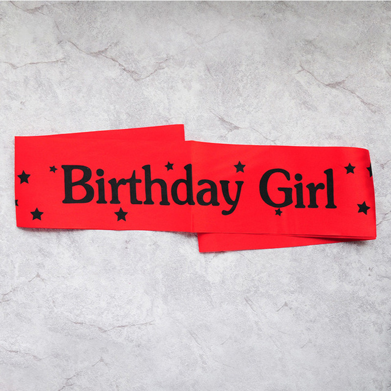 Birthday Girl Ribbons Shoulder - Birthday Sash Glitter บทวิจารณ์และราคา