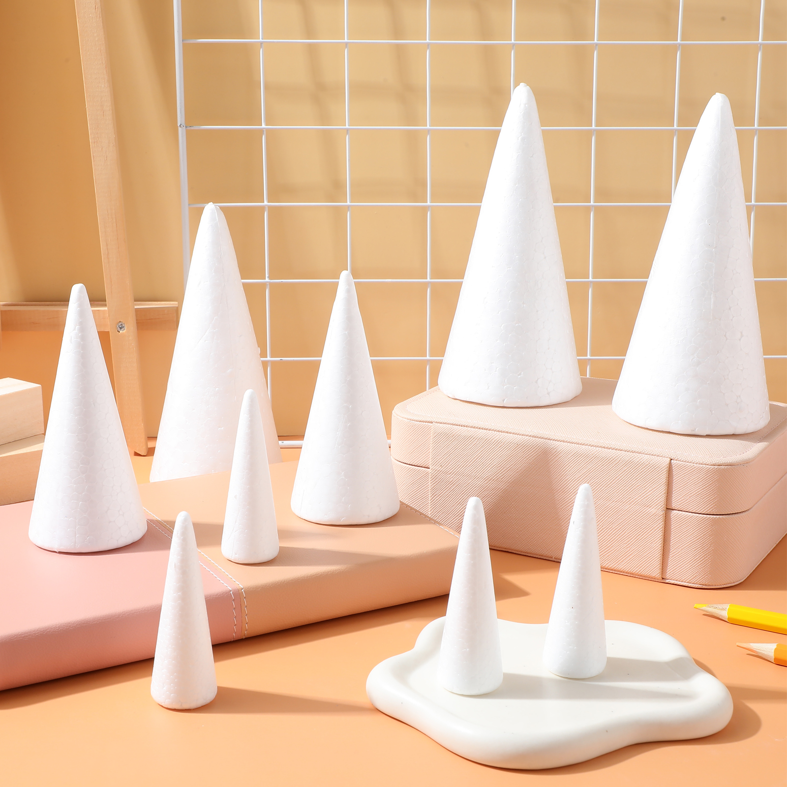 15Pcs Solid Foam Diy Cone Chil - Cotton Candy Cone บทวิจารณ์และราคา