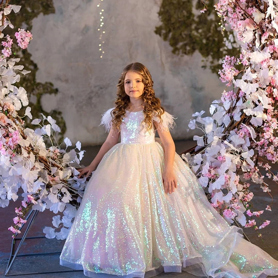 Customized Glitter Flower Girl - Birthday Sash Glitter บทวิจารณ์และราคา