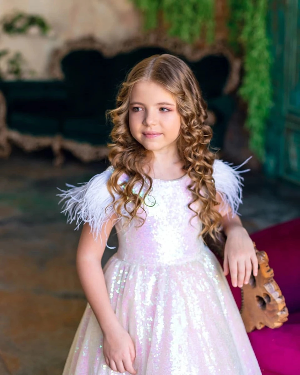 Customized Glitter Flower Girl - Birthday Sash Glitter บทวิจารณ์และราคา