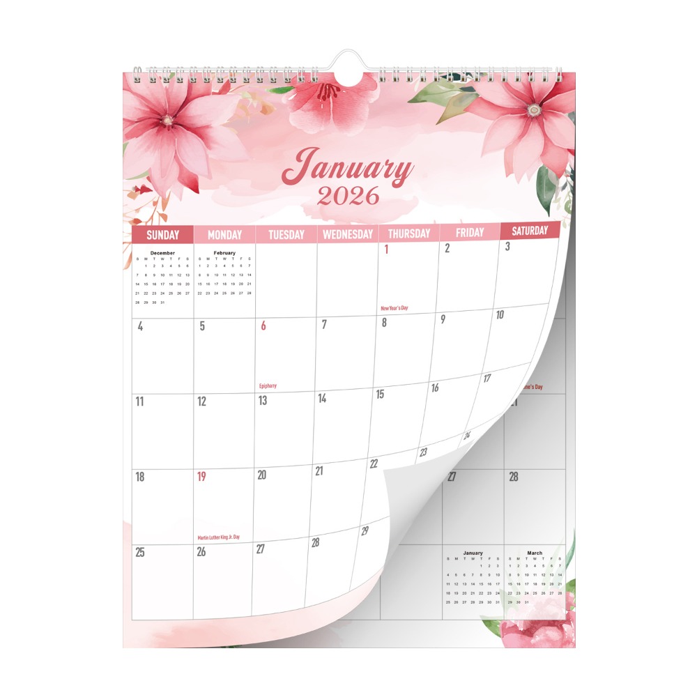 2026 Jan.- 2027 Jun. Wall Cale - Flower Wall Panel บทวิจารณ์และราคา
