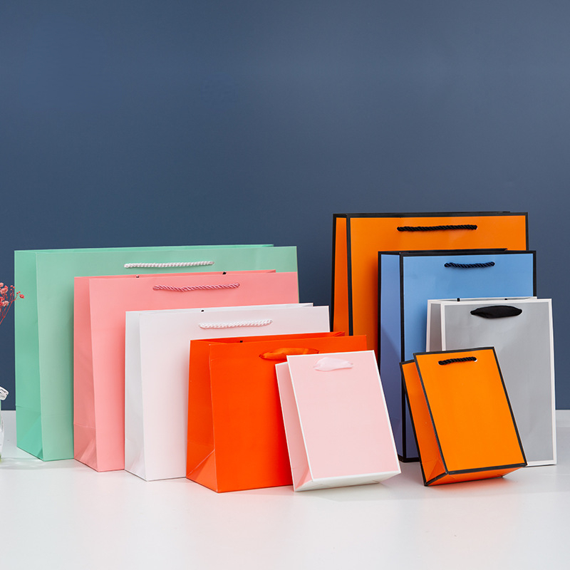1pc/lot Solid Color Gift Carry - Event Party Shop บทวิจารณ์และราคา