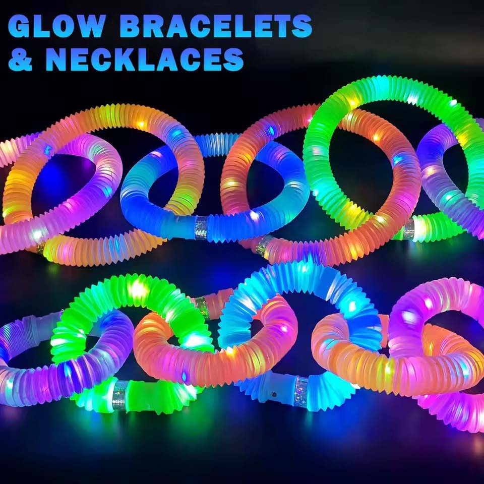 6/12/24pcs LED Flash Pop Tubes - Cotton Candy Cone บทวิจารณ์และราคา