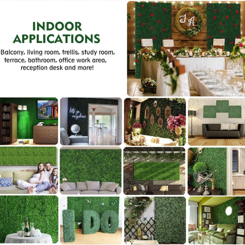 Artificial Plants Grass Wall B - Flower Wall Panel บทวิจารณ์และราคา