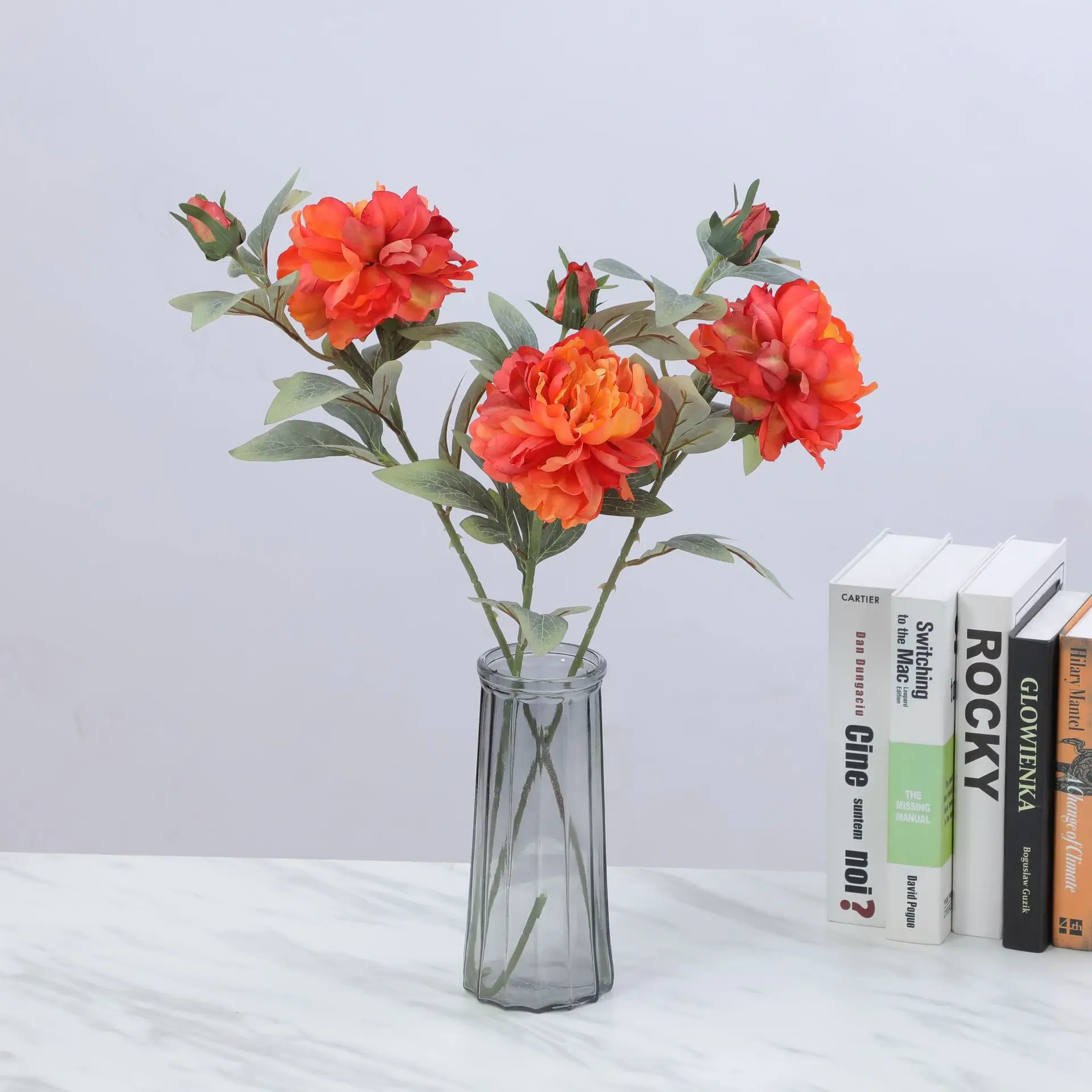 Artificial Peony Flower Single - Flower Wall Panel บทวิจารณ์และราคา