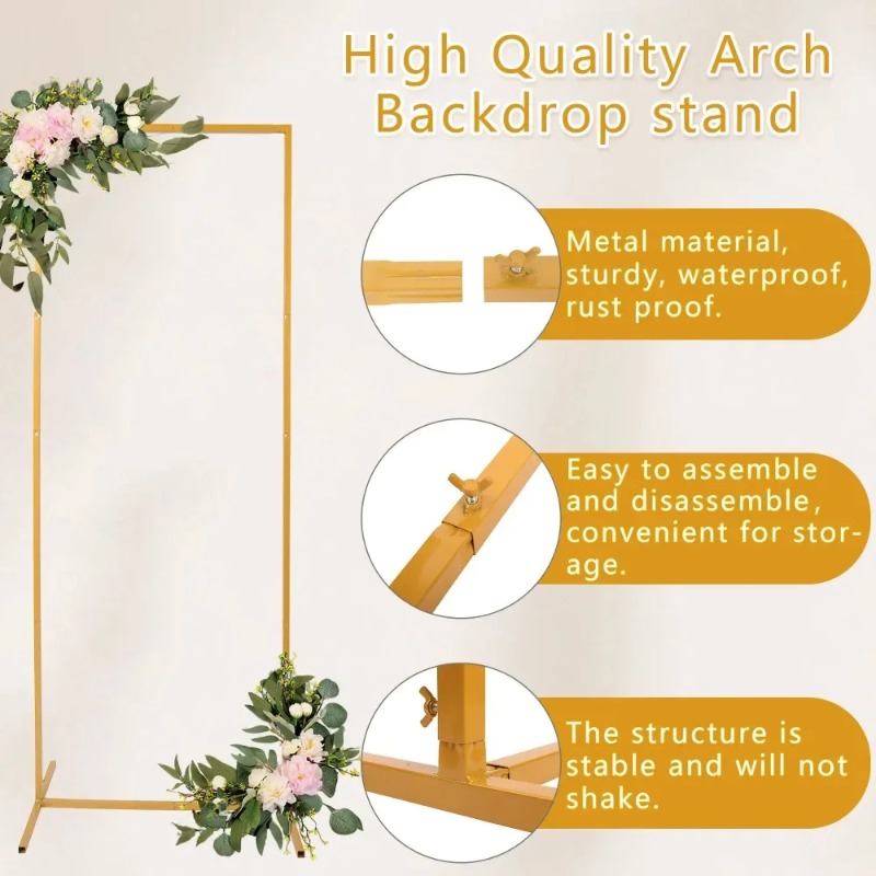 Wedding Arch 6.6FT X 6.6FT Squ - Balloon Arch Kit บทวิจารณ์และราคา