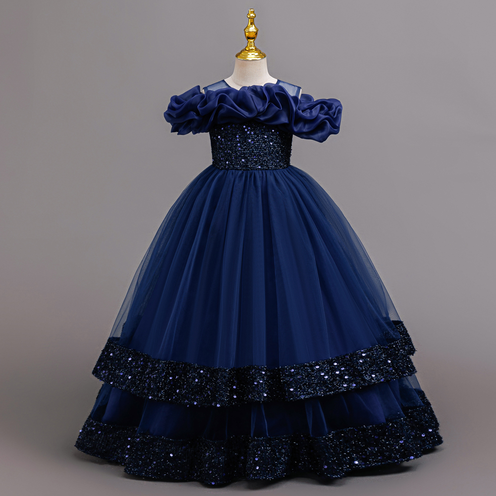 Girls Princess Off Shoulder Ru - Glitter Tablecloth บทวิจารณ์และราคา
