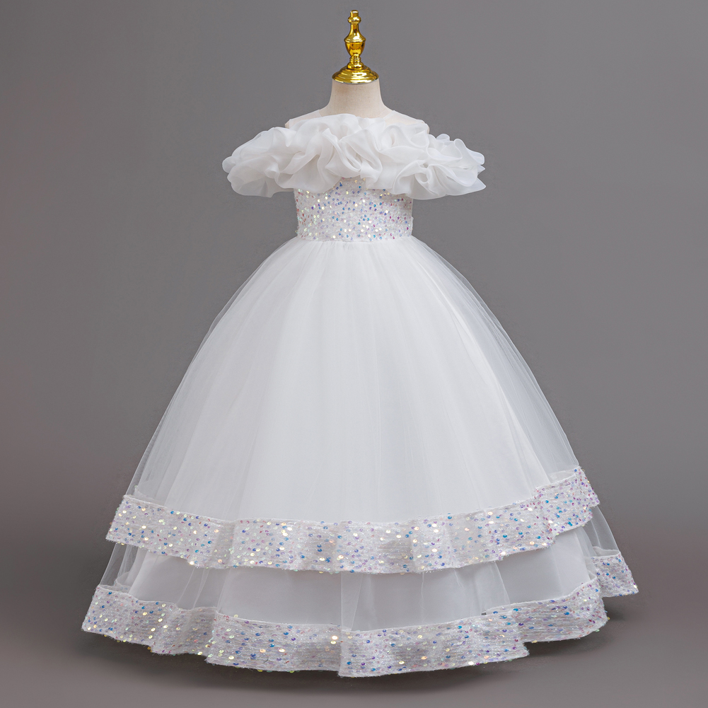 Girls Princess Off Shoulder Ru - Glitter Tablecloth บทวิจารณ์และราคา