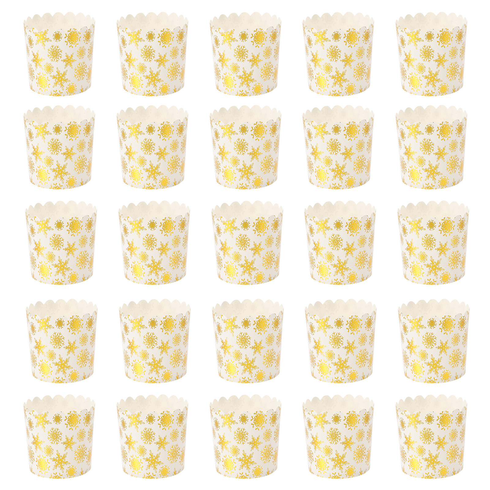 50Pcs Gold Foil Baking Cups Pr - Plastic Cup 50Pcs บทวิจารณ์และราคา