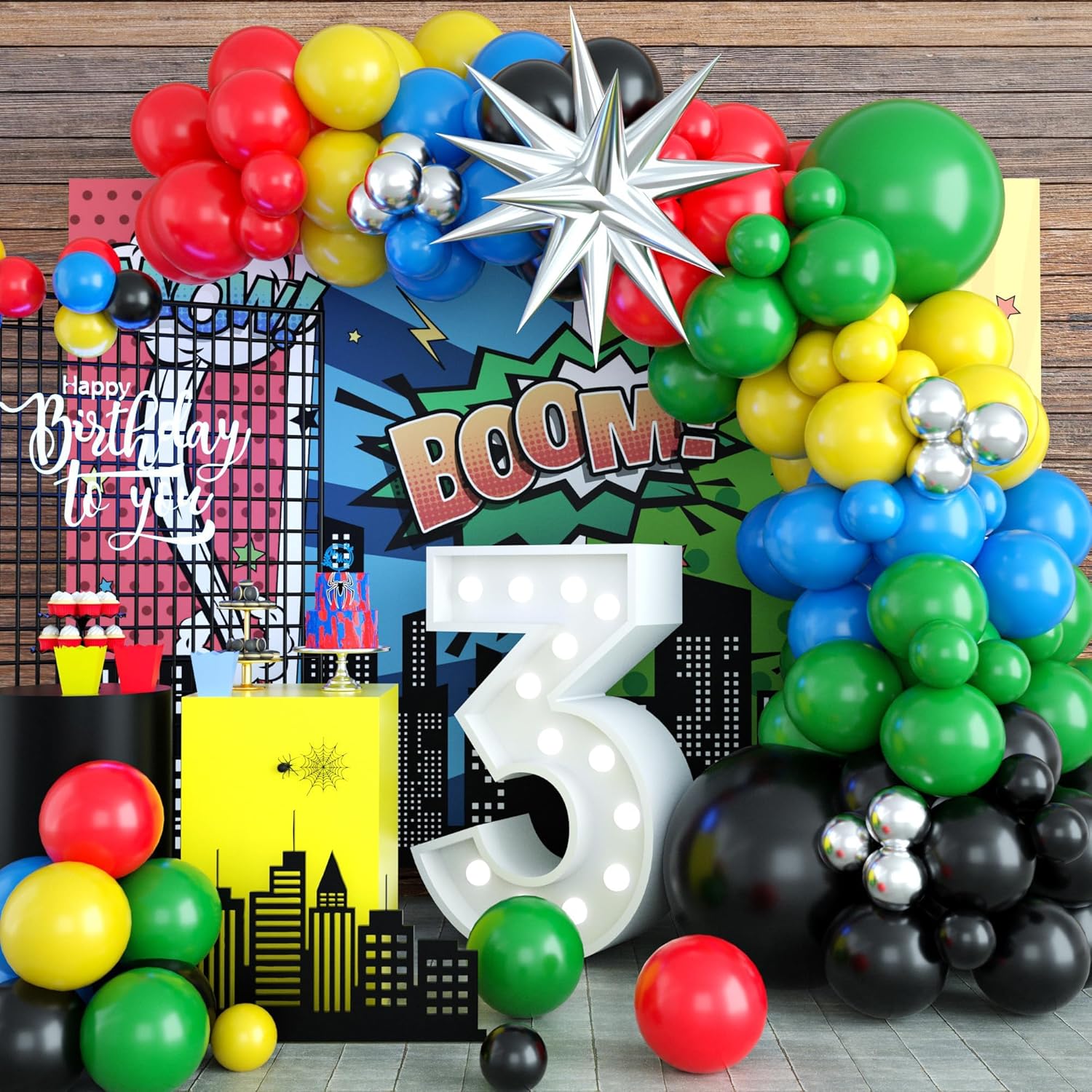 106Pcs Theme Balloon Arch Kit  - Balloon Arch Kit บทวิจารณ์และราคา