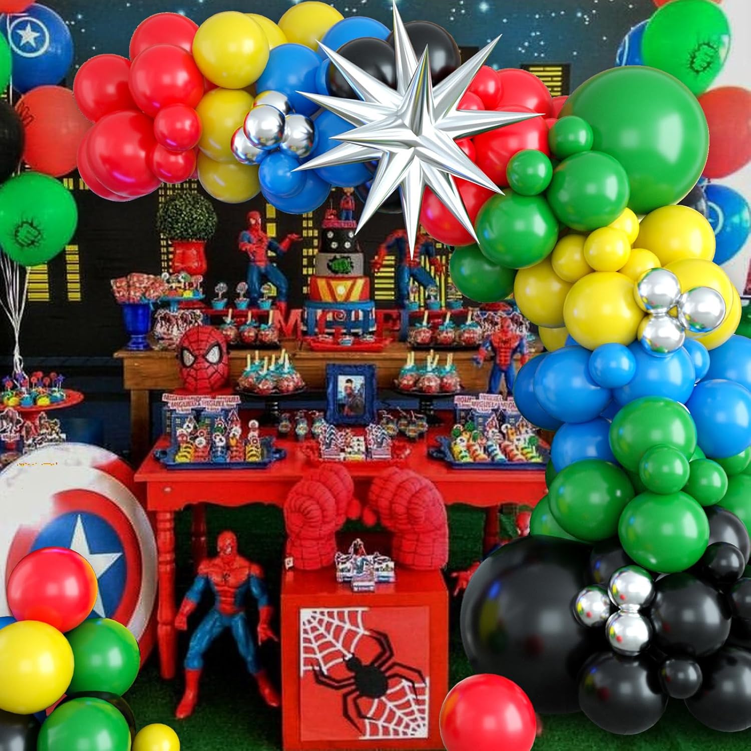 106Pcs Theme Balloon Arch Kit  - Balloon Arch Kit บทวิจารณ์และราคา