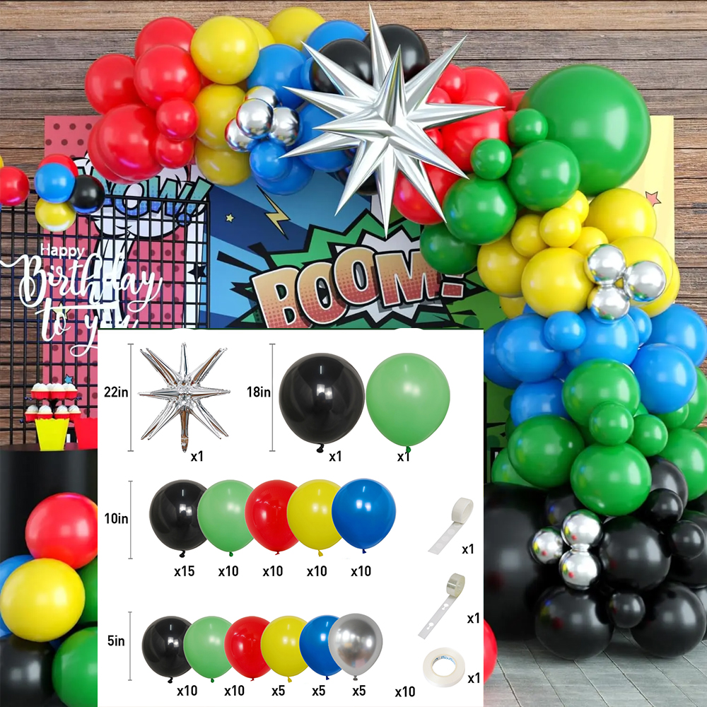 106Pcs Theme Balloon Arch Kit  - Balloon Arch Kit บทวิจารณ์และราคา