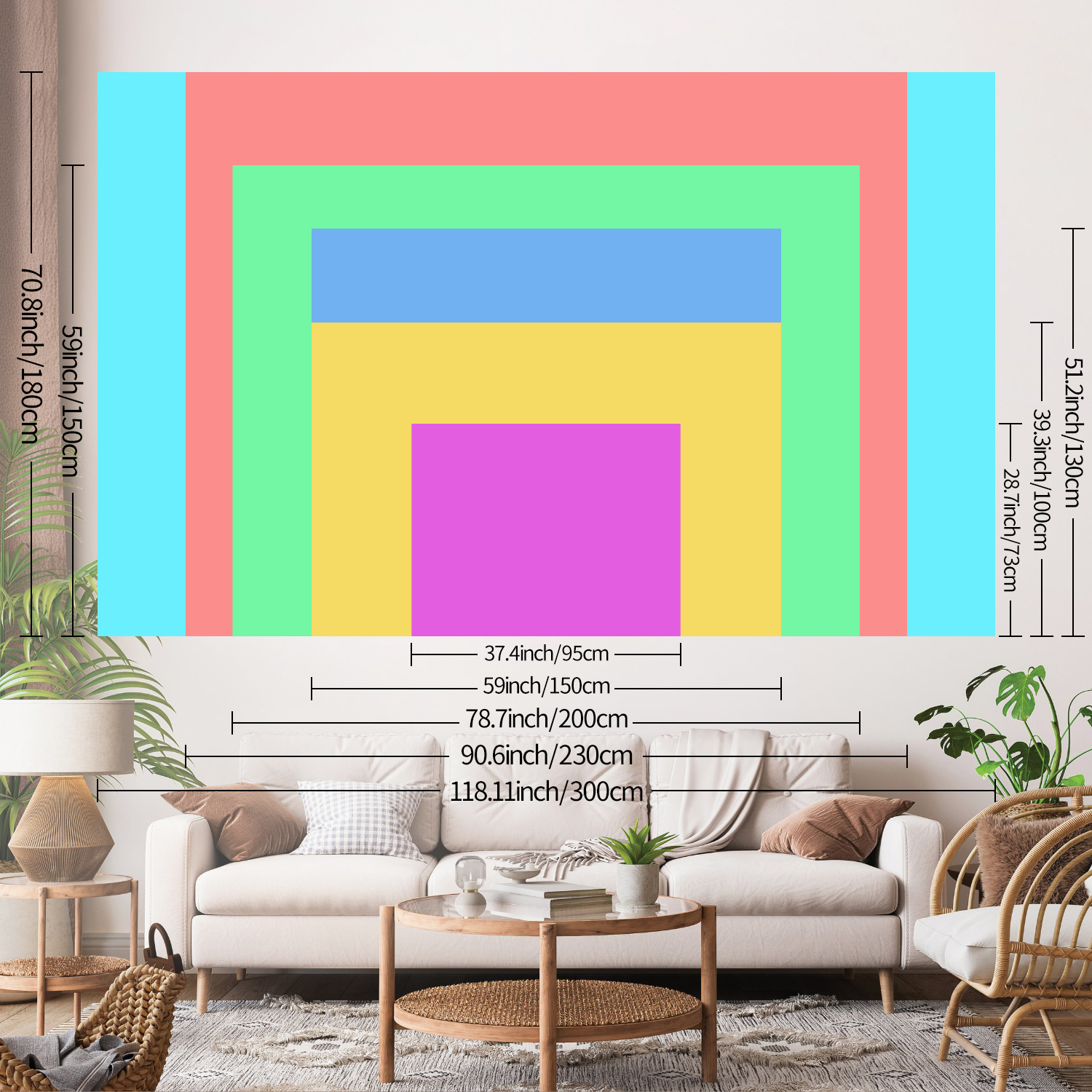 1pc Customized tapestries, cus - Eve Party บทวิจารณ์และราคา