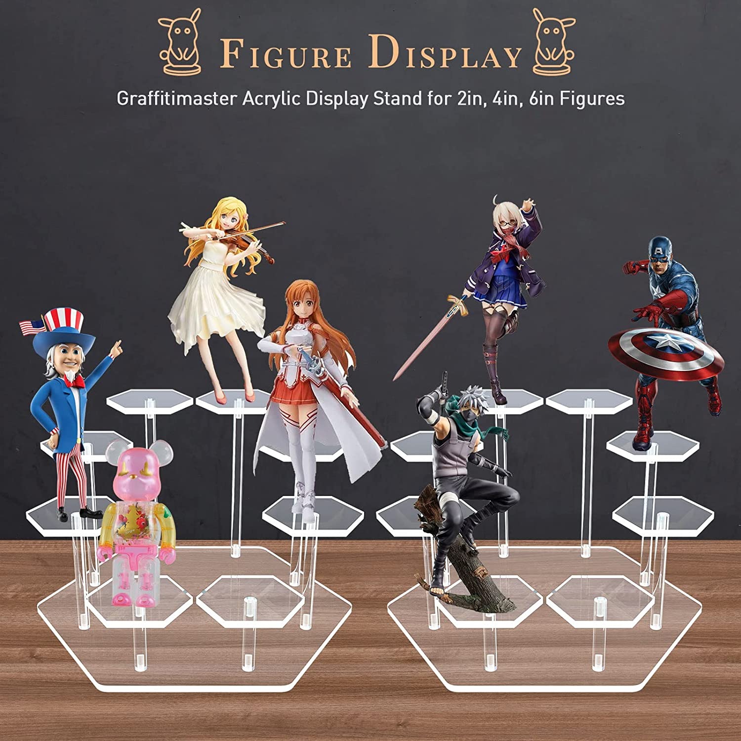 8/9 Tier Acrylic Display Stand - Cupcake Stand Tier บทวิจารณ์และราคา