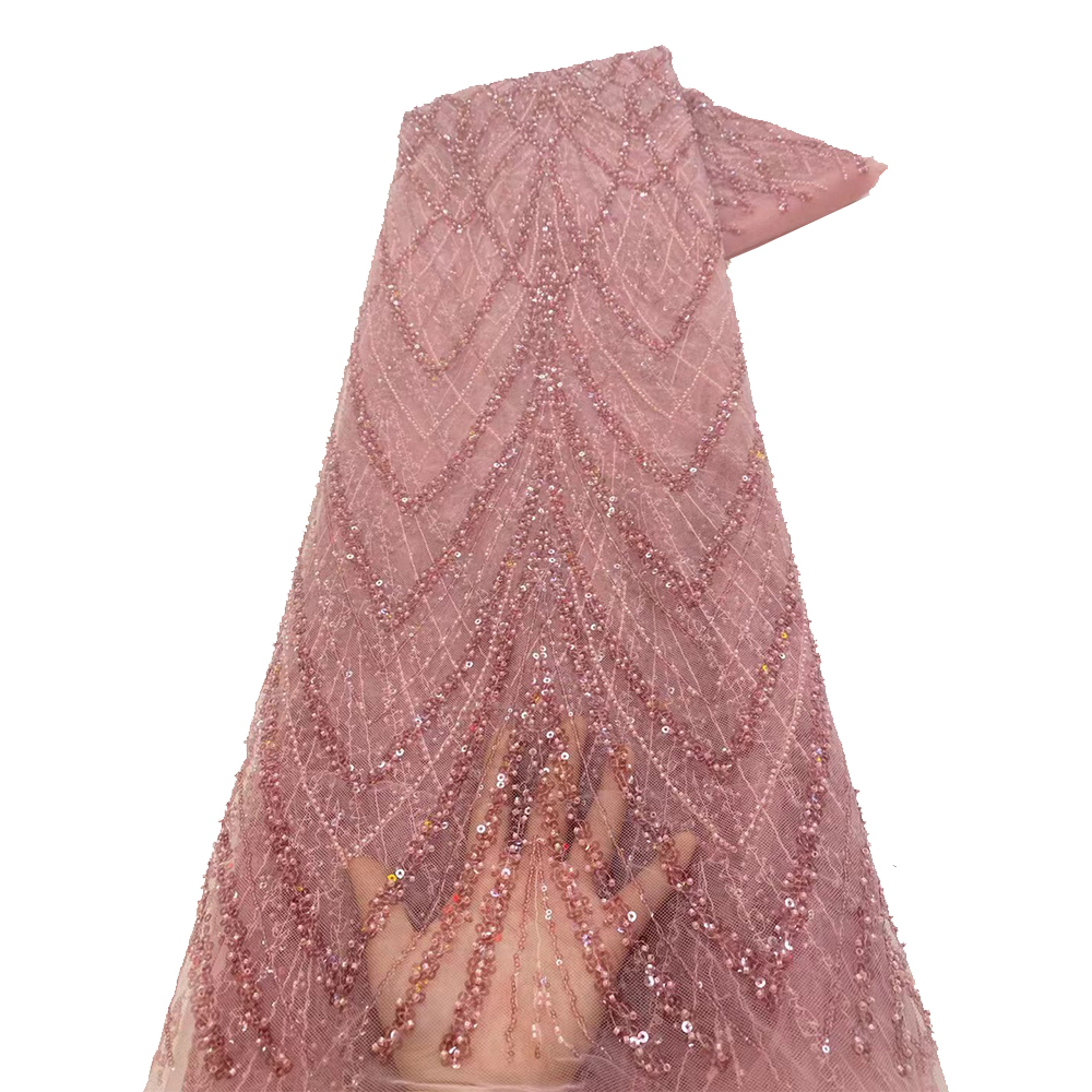 Luxury African Sequins Beaded  - Glitter Tablecloth บทวิจารณ์และราคา