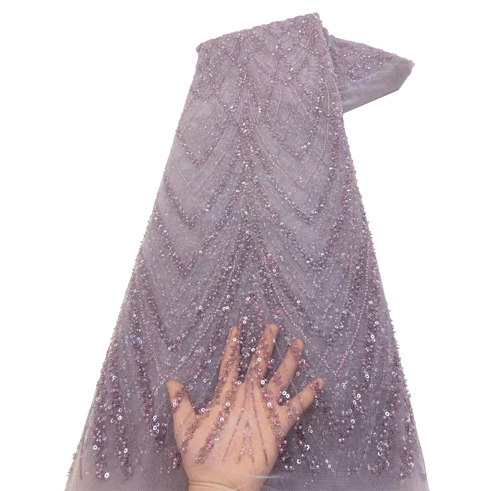 Luxury African Sequins Beaded  - Glitter Tablecloth บทวิจารณ์และราคา
