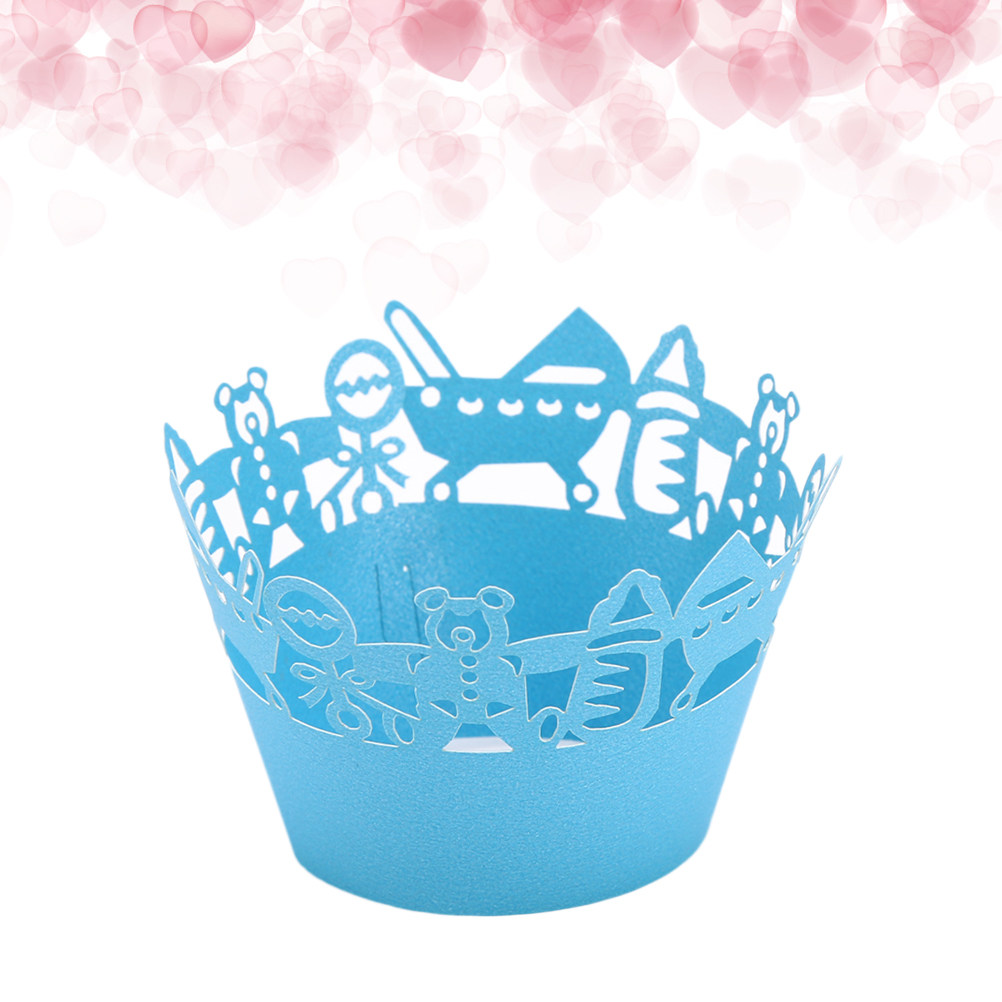 50pcs Carriage Cut Cupcake Wra - Plastic Cup 50Pcs บทวิจารณ์และราคา