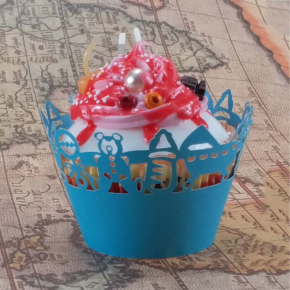 50pcs Carriage Cut Cupcake Wra - Plastic Cup 50Pcs บทวิจารณ์และราคา