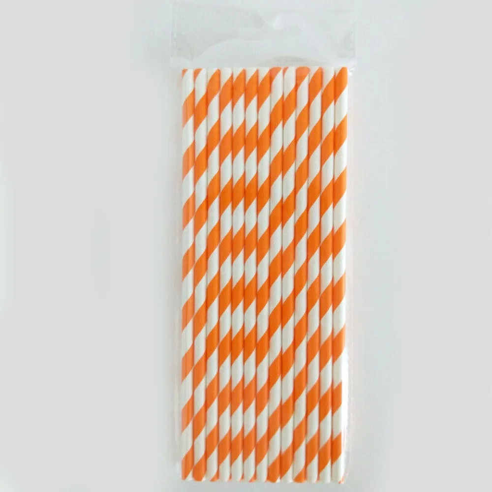 100 Bulk Packed Paper Straws P - Paper Straw Color บทวิจารณ์และราคา
