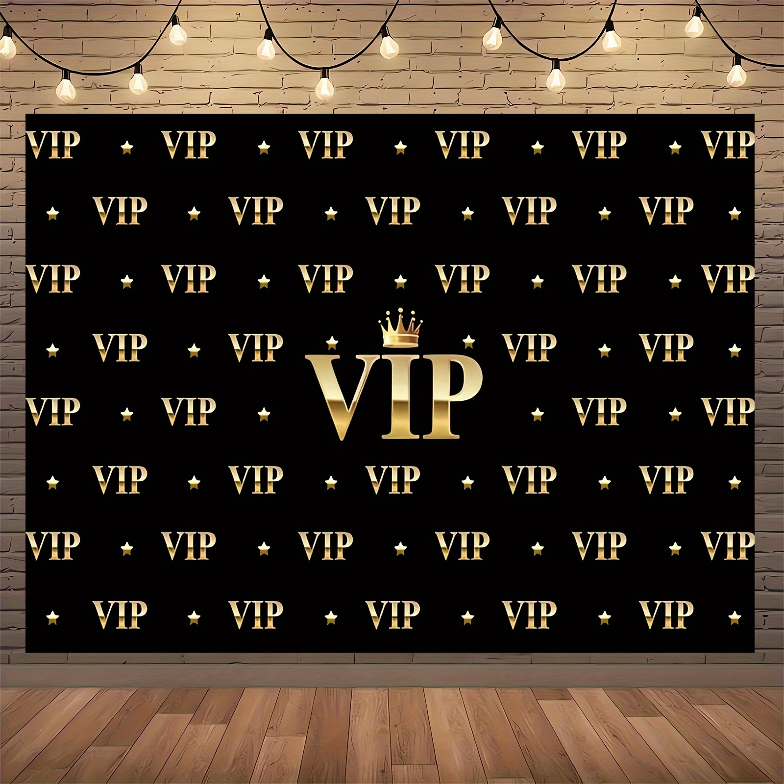 VIP Royal Crown Black Gold Tap - Party Banner Gold บทวิจารณ์และราคา