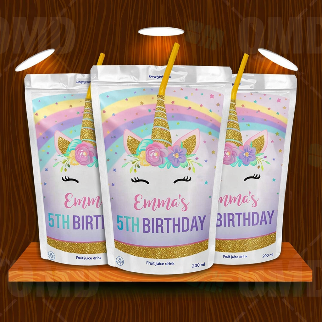 Custom Juice Pouch Label, Pers - Party Event Supplier บทวิจารณ์และราคา
