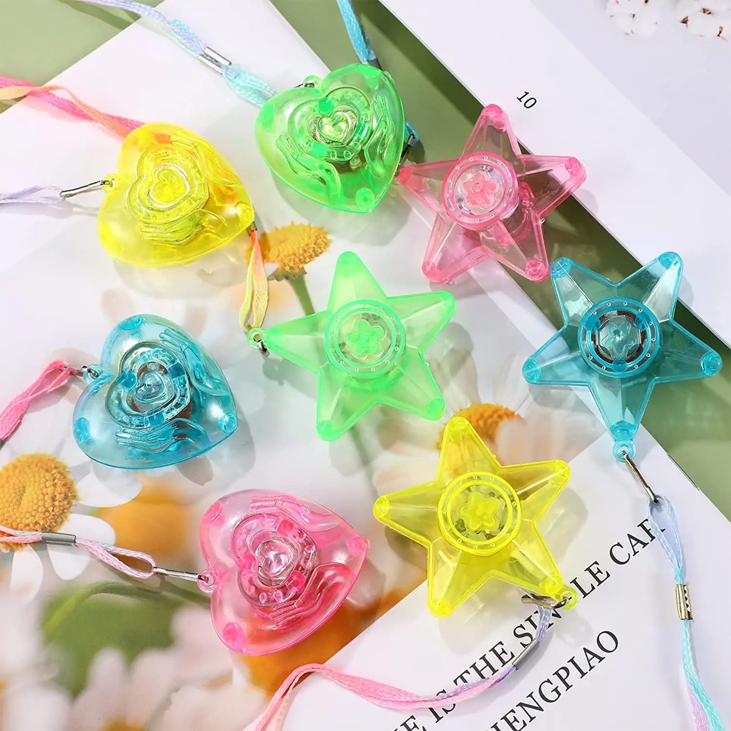 20pcs LED Light Up Necklace Pe - Cotton Candy Cone บทวิจารณ์และราคา