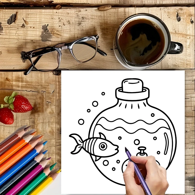 Coloring Book Magic Jar for Ad - Supply Event บทวิจารณ์และราคา