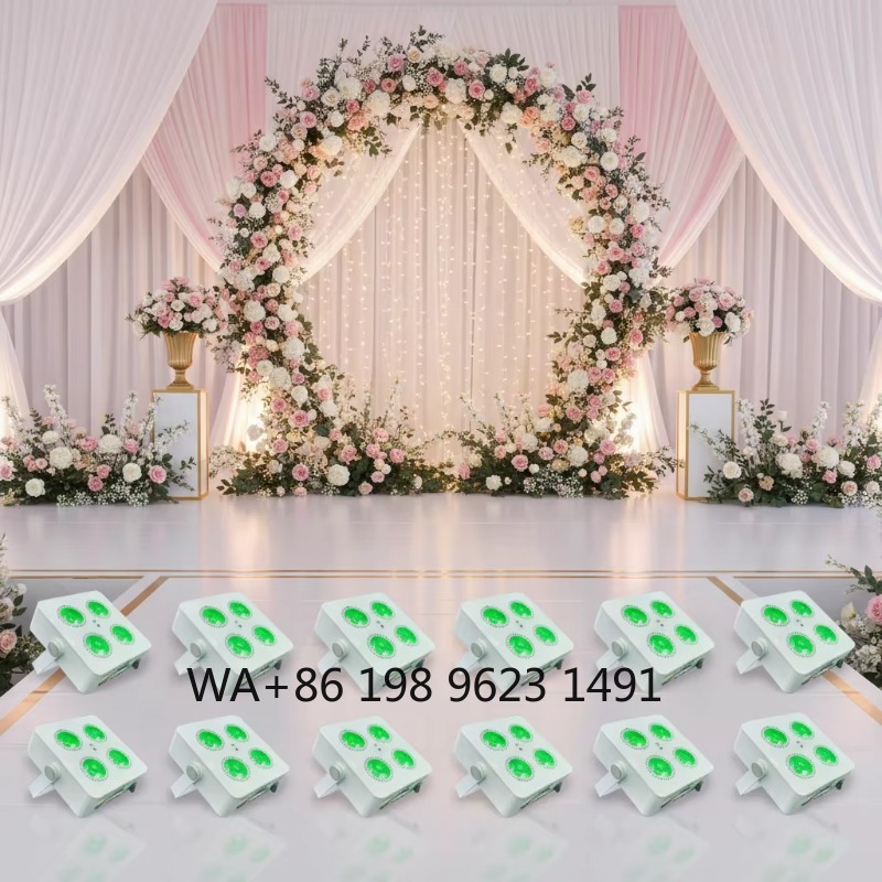 4X18W RGBWA+UV 6IN1 Mini Wirel - Event & Party Supply บทวิจารณ์และราคา