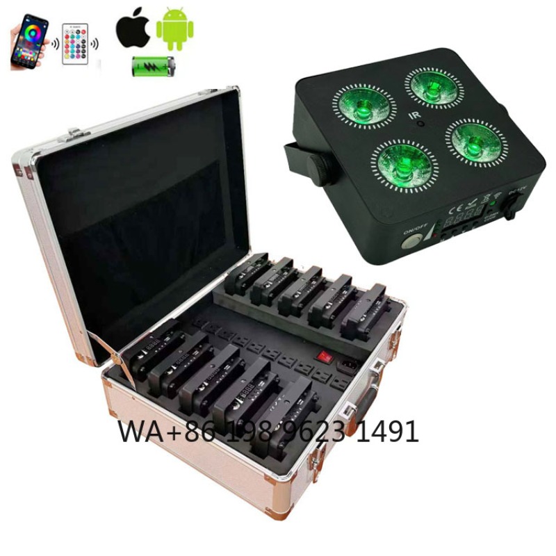 4X18W RGBWA+UV 6IN1 Mini Wirel - Event & Party Supply บทวิจารณ์และราคา