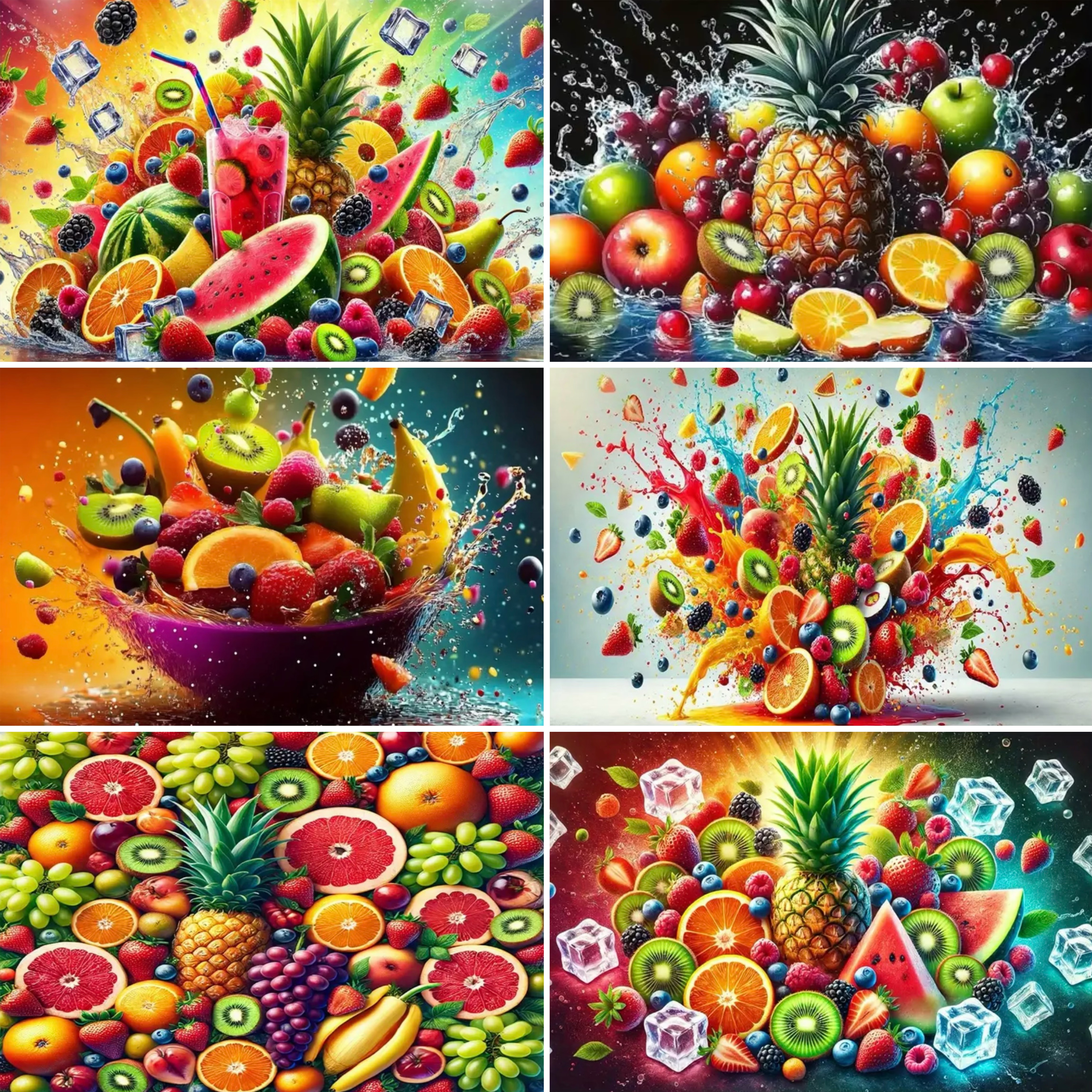 3D Colorful Fruit Party Decora - Party Event Supply Store บทวิจารณ์และราคา