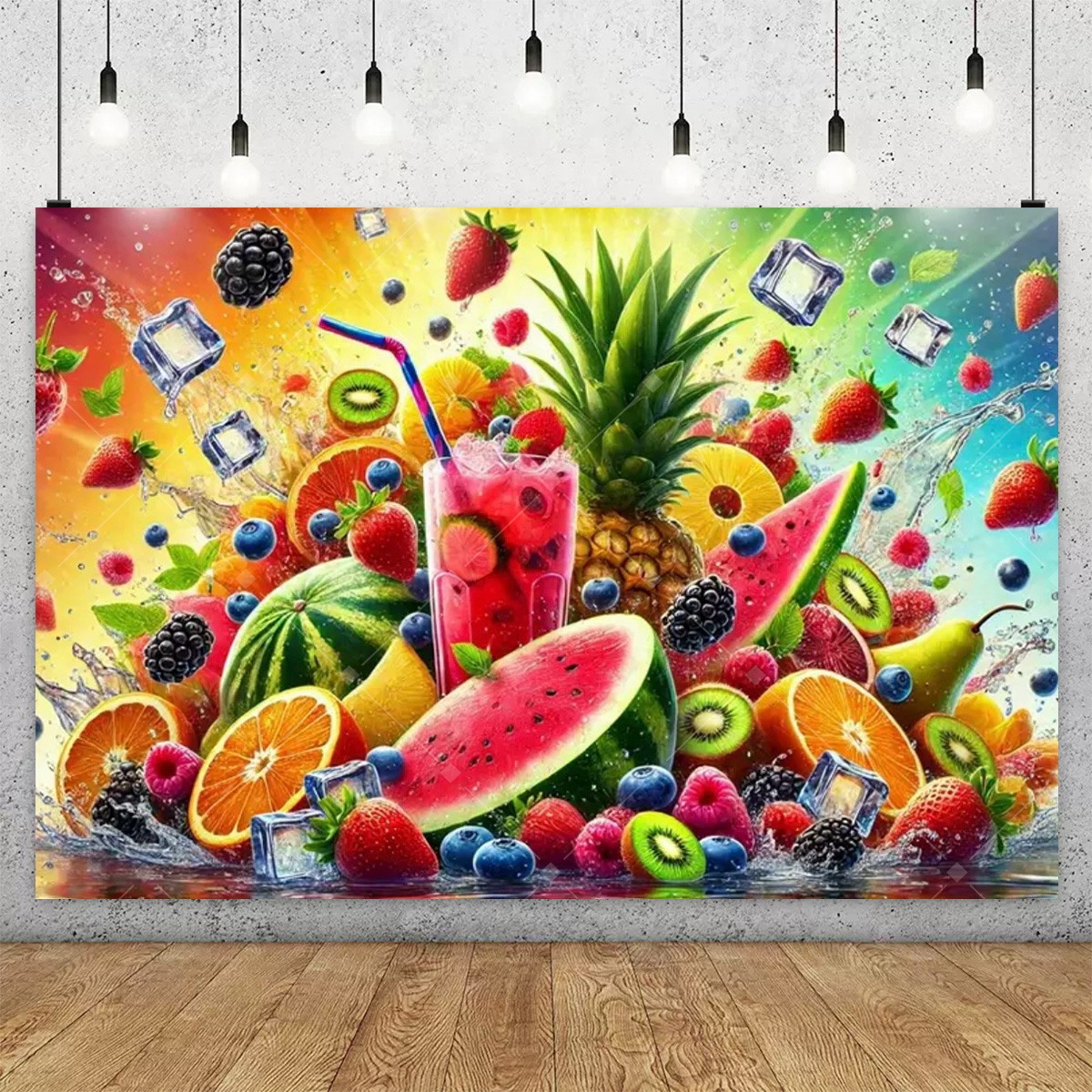 3D Colorful Fruit Party Decora - Party Event Supply Store บทวิจารณ์และราคา