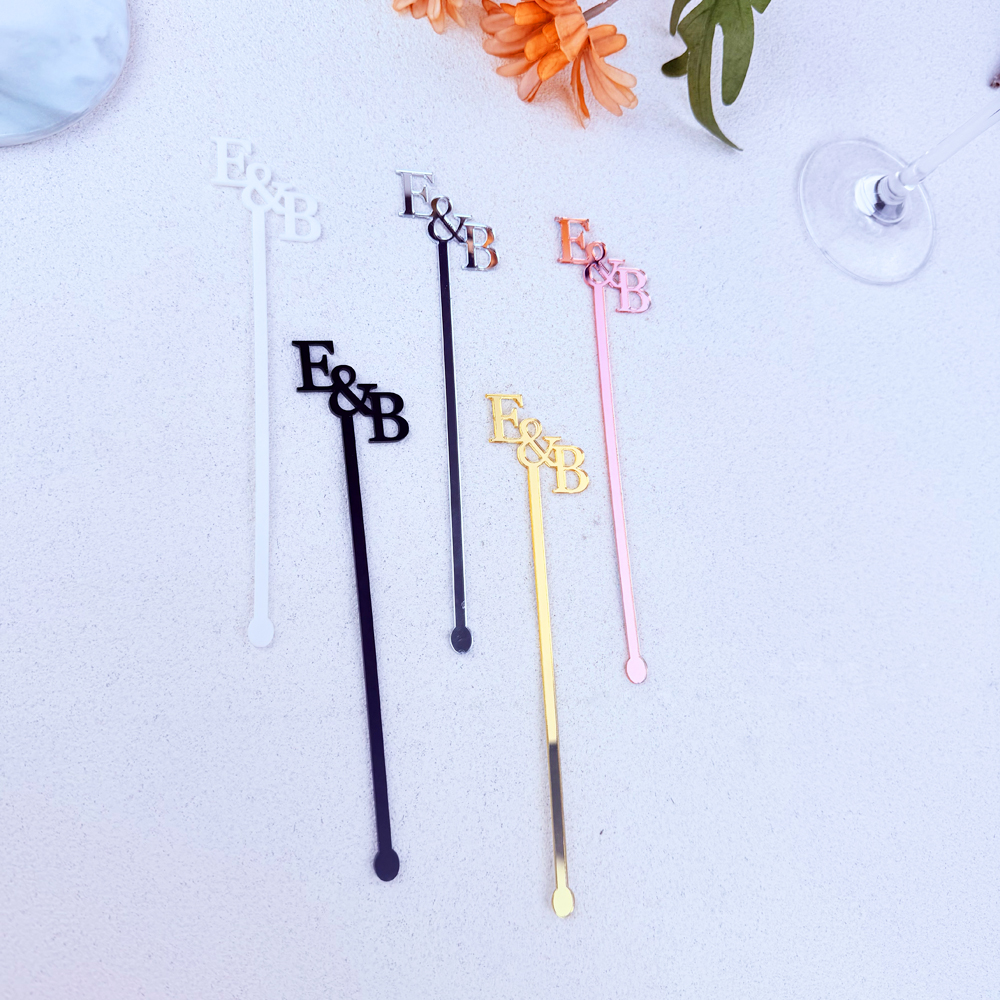 20pcs/50pcs Custom Initial nam - Centerpiece Stick บทวิจารณ์และราคา