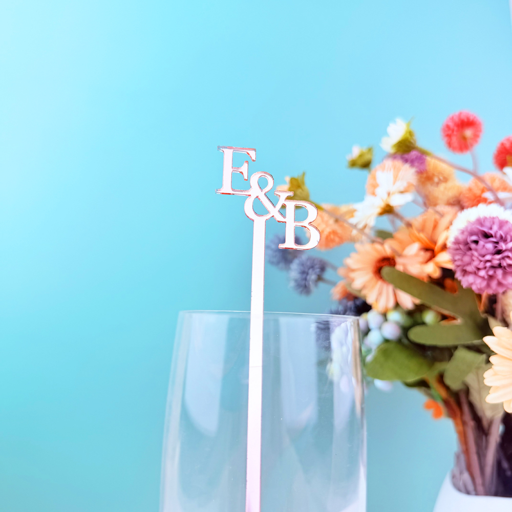 20pcs/50pcs Custom Initial nam - Centerpiece Stick บทวิจารณ์และราคา